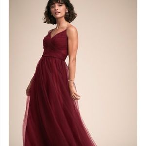 BHLDN Camden Dress - Bordeaux